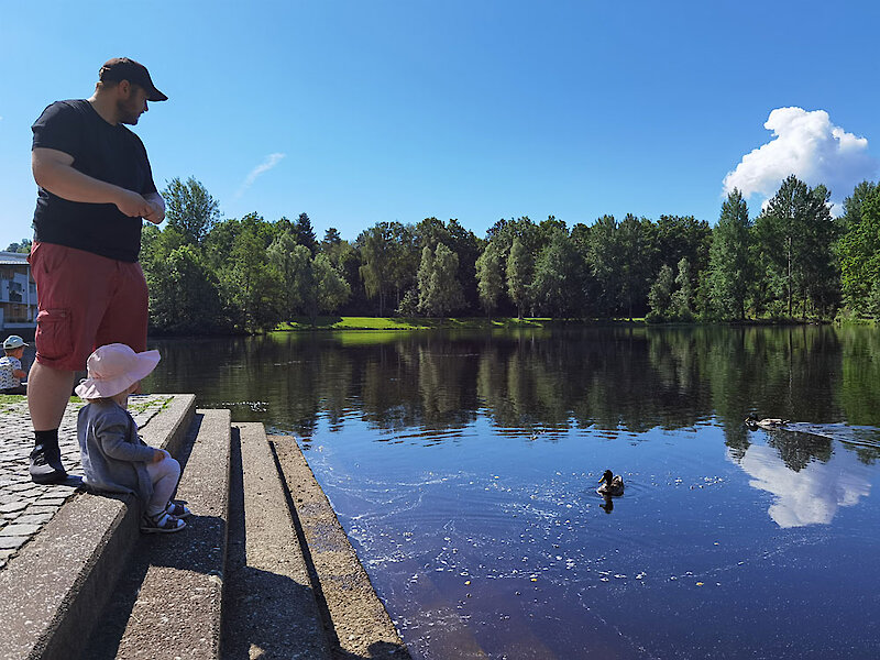 Kurpark in Grafenau im Bayerischen Wald